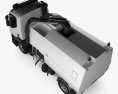 DAF LF 道路清洁车 2014 3D模型 顶视图