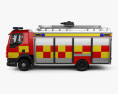 DAF LF Feuerwehrauto 2014 3D-Modell Seitenansicht