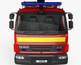 DAF LF Camion de Pompiers 2014 Modèle 3d vue frontale