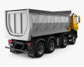 DAF CF Tipper Truck 2016 Modelo 3D vista trasera