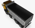 DAF CF Tipper Truck 2016 Modelo 3D vista superior