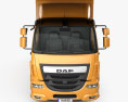 DAF LF Box Truck 2016 Modello 3D vista frontale