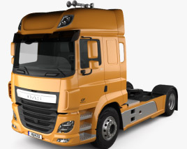 DAF CF Camion Tracteur 2013 Modèle 3D