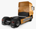 DAF CF Camión Tractor 2016 Modelo 3D vista trasera