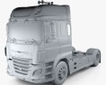 DAF CF Camion Trattore 2016 Modello 3D clay render
