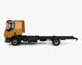 DAF LF 底盘驾驶室卡车 2013 3D模型 侧视图