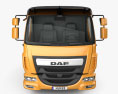 DAF LF Chasis de Camión 2013 Modelo 3D vista frontal