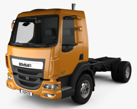 DAF LF 250 Вантажівка шасі 2016 3D модель