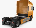 DAF XF 510 Tractor Truck 2-axle with HQ interior 2016 3d model back view