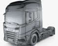 DAF XF 450 FT Tractor Truck 2-axle 2022 3d model wire render