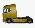 DAF XG FT Camion Tracteur 2 essieux 2024 Modèle 3d vue de côté