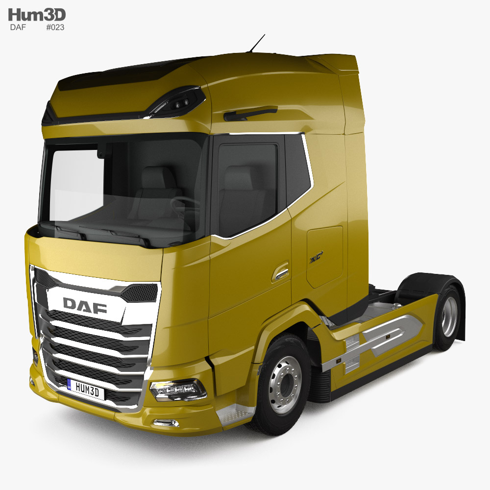 DAF XG Plus FTG Tractor Truck 2-axle 2024 3D model