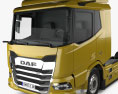 DAF XD FT 牵引车 2轴 2021 3D模型