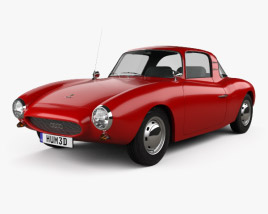 3D model of DKW 3=6 Monza 1956