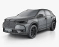 DS7 Crossback 2019 3Dモデル wire render