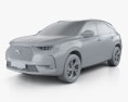 DS7 Crossback 2019 3D-Modell clay render