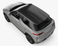 DS 3 Crossback E-Tense з детальним інтер'єром 2022 3D модель top view