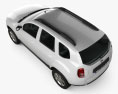 Dacia Duster 2010 Modello 3D vista dall'alto