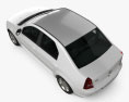Dacia Logan 2010 3D-Modell Draufsicht