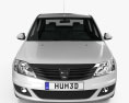 Dacia Logan 2010 3D模型 正面图