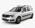 Dacia Logan MCV 2013 3D-Modell