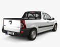 Dacia Logan Pickup 2013 3D 모델  back view