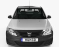 Dacia Logan Pickup 2013 3D 모델  front view