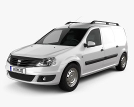 Dacia Logan Van 2013 3D 모델 