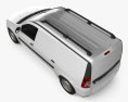 Dacia Logan Van 2013 3d model top view