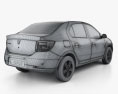 Dacia Logan II Sedán 2016 Modelo 3D