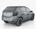 Dacia Sandero 2016 3D 모델 