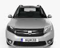 Dacia Logan MCV 2013 Modello 3D vista frontale