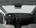Dacia Logan com interior 2008 Modelo 3d dashboard