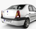 Dacia Logan 2008 3D 모델 
