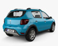 Dacia Sandero Stepway 2018 3D 모델  back view