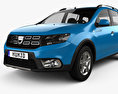 Dacia Logan MCV Stepway 2017 3D модель