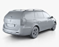 Dacia Logan MCV Stepway 2017 3D 모델 