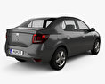 Dacia Logan Седан 2016 3D модель back view