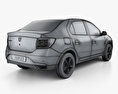 Dacia Logan Sedán 2016 Modelo 3D