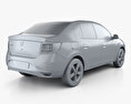 Dacia Logan 轿车 2016 3D模型