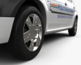 Dacia Logan Полиция Румынии Седан 2012 3D модель