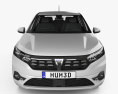 Dacia Logan 2024 3D-Modell Vorderansicht