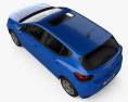 Dacia Sandero 2022 3D-Modell Draufsicht