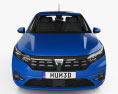 Dacia Sandero 2022 Modello 3D vista frontale