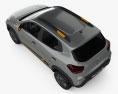 Dacia Spring Electric 2024 Modelo 3D vista superior