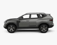 Dacia Bigster 2022 3D-Modell Seitenansicht