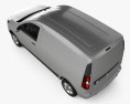 Dacia Dokker Van 2021 3D-Modell Draufsicht
