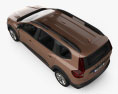 Dacia Jogger 2024 3D-Modell Draufsicht