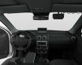 Dacia Logan sedan Polizei Romania mit Innenraum 2007 3D-Modell dashboard