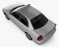 Daewoo Nubira 轿车 2014 3D模型 顶视图